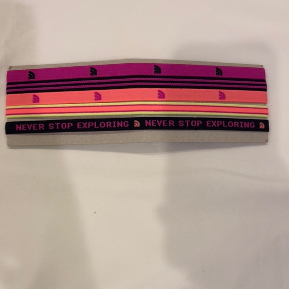 The North Face Colorful Headband with Motivational Text - Picture 1 of 2